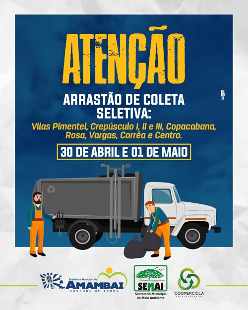 Segundo Mutirão de Coleta Seletiva contece neste fim de semana Foto: Decom