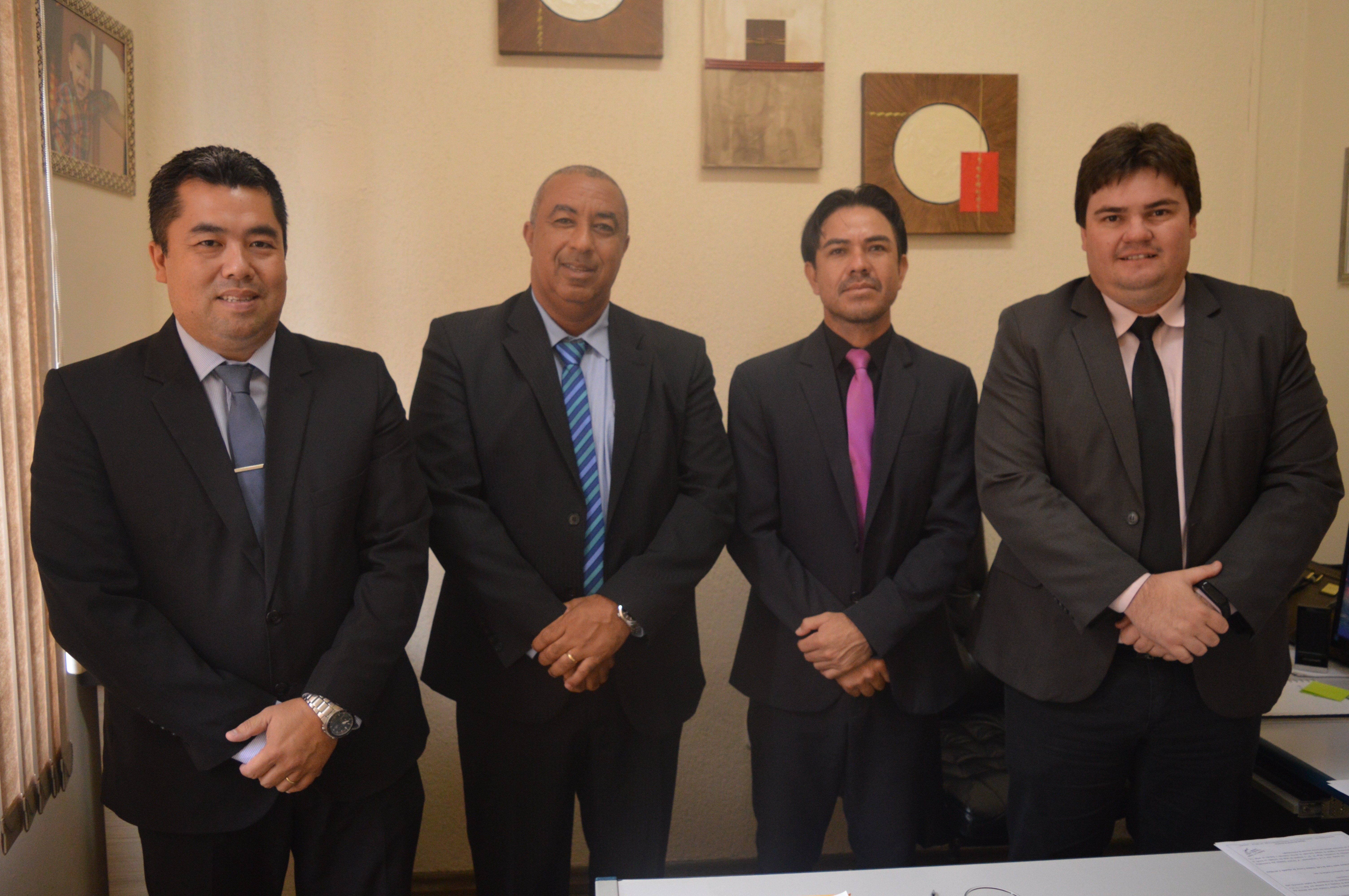 Vereadores Humberto, Carlinhos, Ismael e Maikell com compõem o G4 / Foto: Moreira Produções