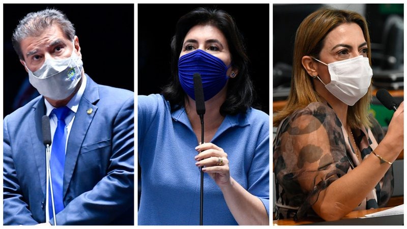 Senadores de MS defendem CPI da Pandemia e descartam uso eleitoral Montagem: Waldemir Barreto | Jefferson Rudy | Leopoldo Silva / Agência Senado