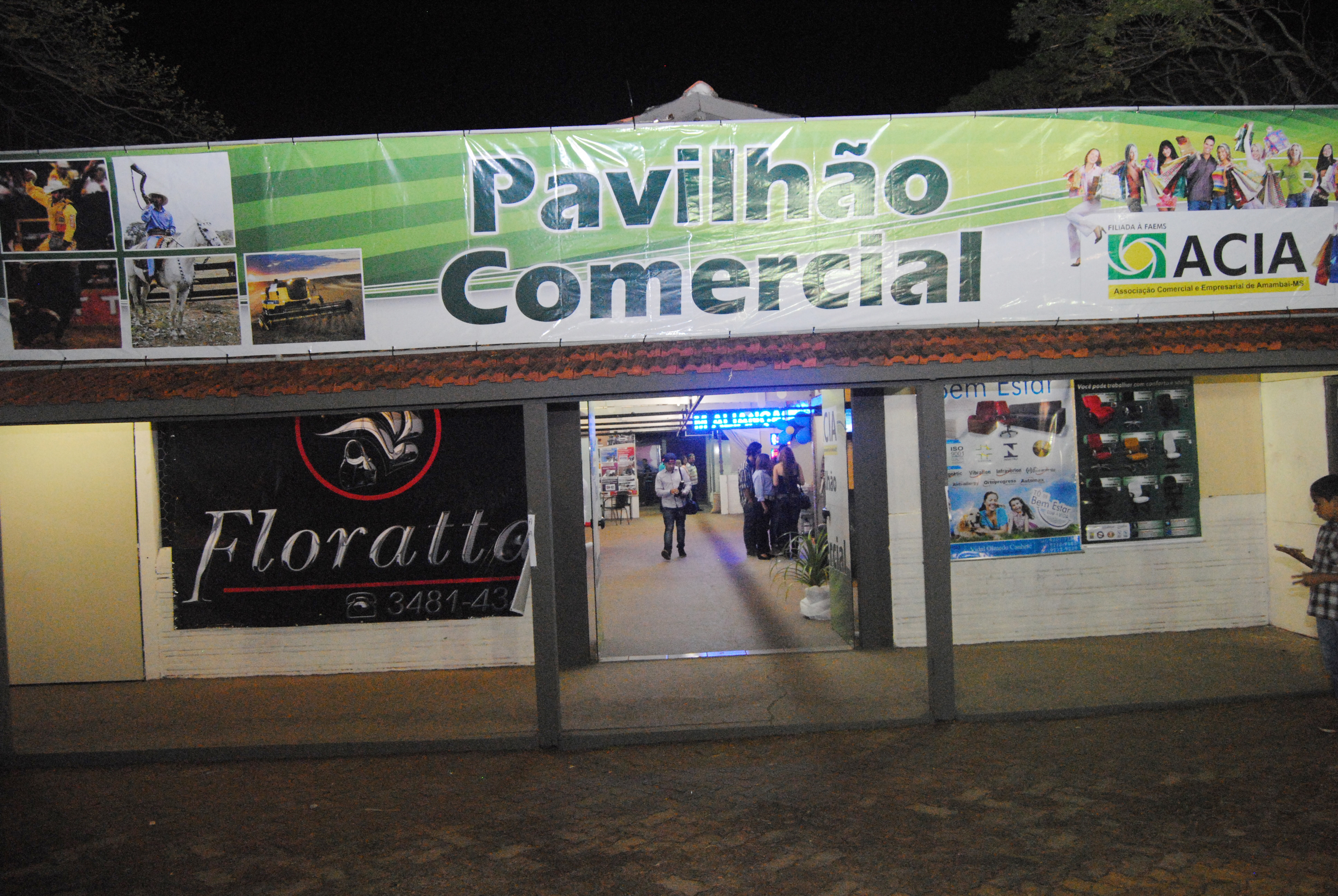 Pavilhão Comercial é tradição na Expobai / Foto: Moreira Produção