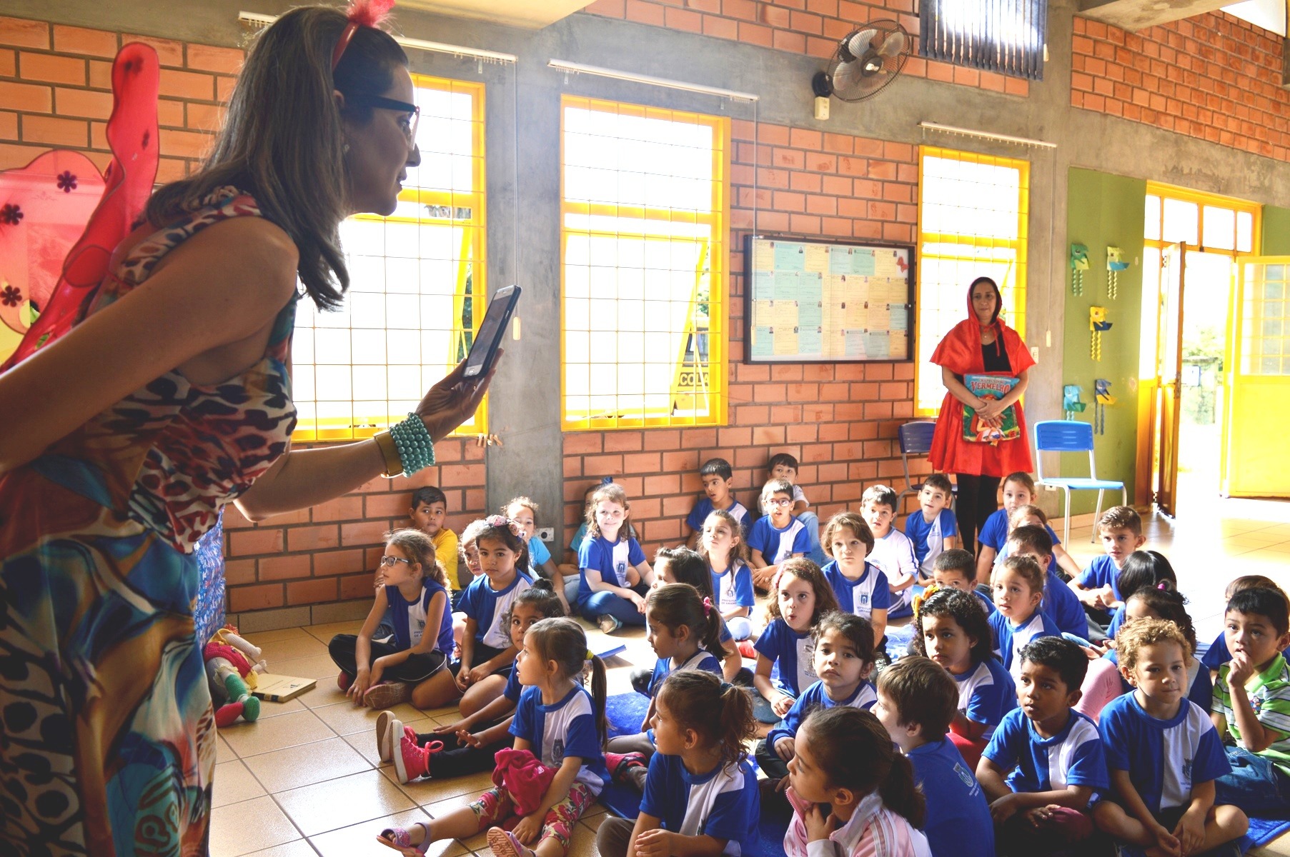 A Fada da Leitura falou com as crianças sobre Monteiro Lobato / Foto: Moreira Produções 