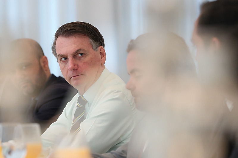 Jair Bolsonaro admitiu que cobrou investigações da Polícia Federal / Foto: Marcos Corrêa/PR