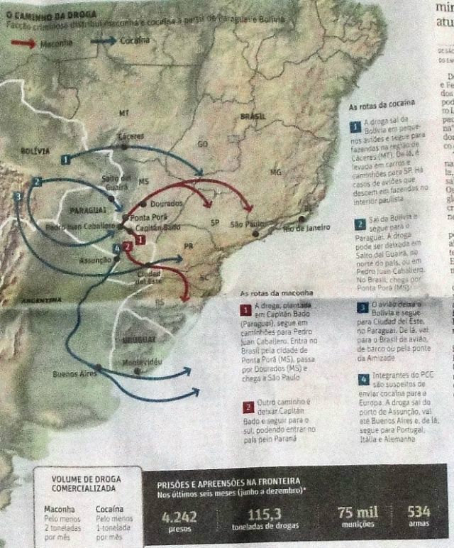 Jornal mostra rede do tráfico de drogas em MS