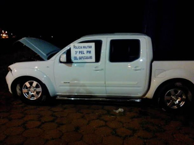 O veículo foi encaminhado a Delegacia de Polícia Civil  / Foto: Comunicação da 3ª CIPM