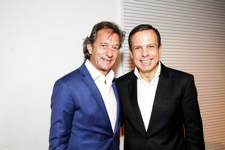 Sérgio de Nadai e o pré-candidato a prefeito pelo PSDB, João Doria, são parceiros em entidade empresarial