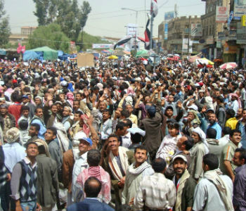 Protestos no Iêmen. Foto: Irin/Adel Yahya
