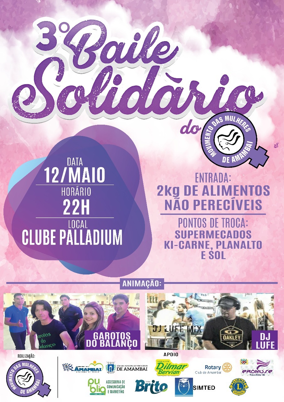 Agenda de eventos para Amambai e região
