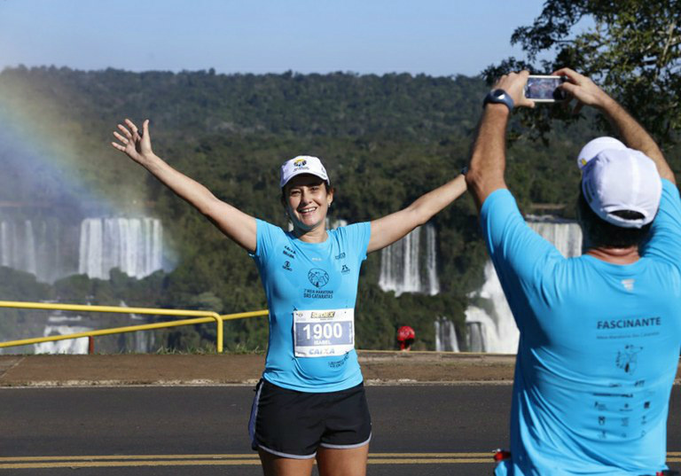 Parque Nacional das Cataratas do Iguaçu (PR) abre inscrições para meia maratona Participação na 10ª edição da Meia Maratona das Cataratas pode ser confirmada até o dia 26 de maioFoto: Divulgação