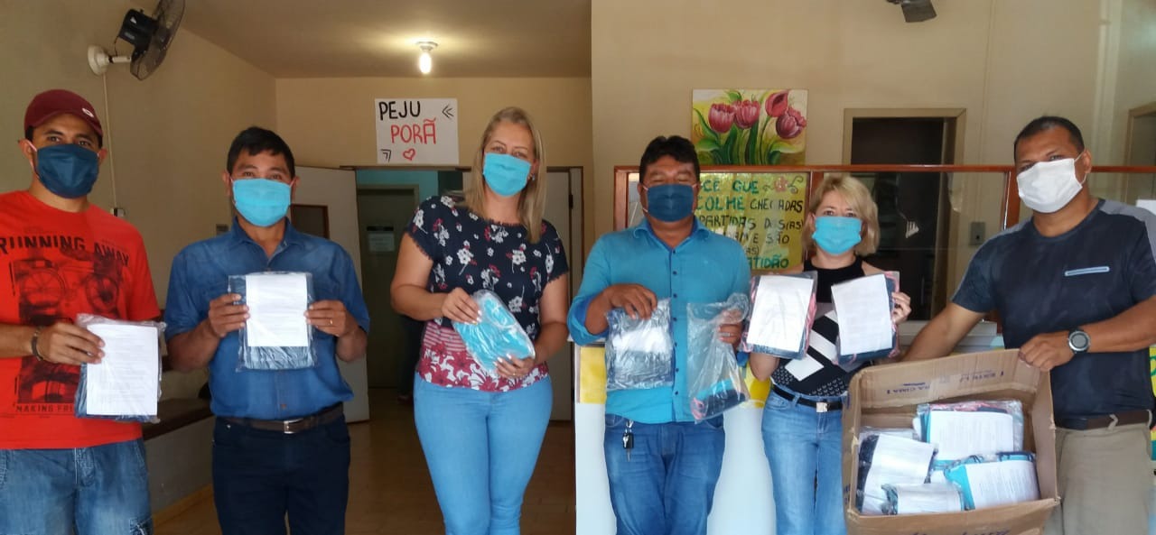 UEMS de Amambai realiza ações sociais voltadas a acadêmicos e sociedade Máscaras de proteção foram doadas para a Casai / Foto: Cedida por Inez Zandonadi