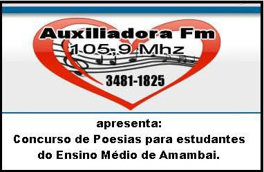 Rádio Auxiliadora promove concurso de poesias para estudantes de Amambai