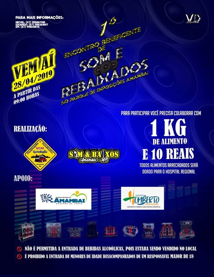 Agenda de eventos para Amambai e região