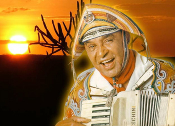 O cantor e sanfoneiro Luiz Gonzaga.
