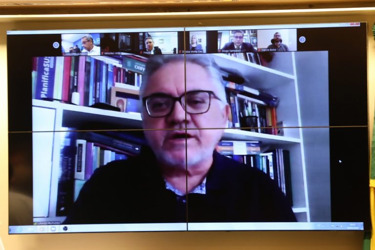 Jurandir Frutuoso participou de reunião da comissão externa do coronavírus / Foto: Najara Araújo/Câmara dos Deputados 