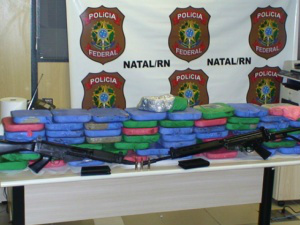 Droga apreendida pela Polícia Federal (Foto: Divulgação PF/RN)