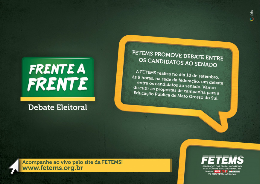 Fetems promove debate com candidatos ao Senado nesta quarta-feira (10)
