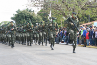 Forpan no Desfile de 7 de Setembro em Amambai
