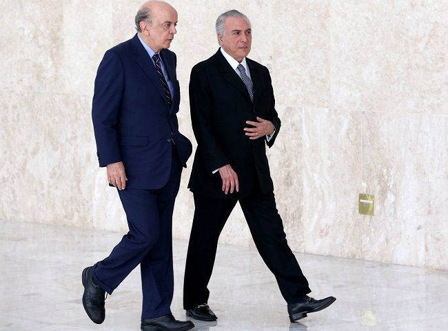 José Serra é ministro das Relações Exteriores do governo Temer (Wilson Dias/Agência Brasil)