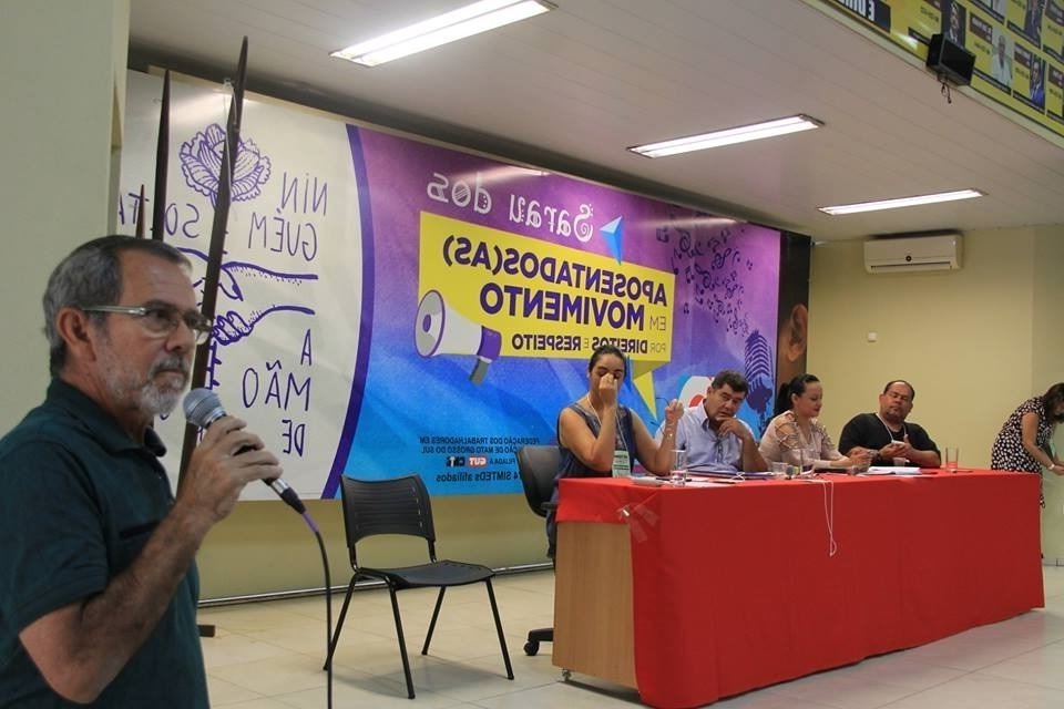 1º de Maio: "Não tem muito o que comemorar nesta data”, dizem sindicalistas Humberto Vilhalva, presidente do Simted / Foto: Assessoria Fetems