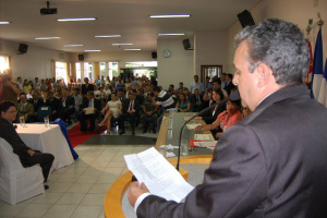 O atual presidente da Câmara de Amambai, vereador reeleito Roberto Protético.
