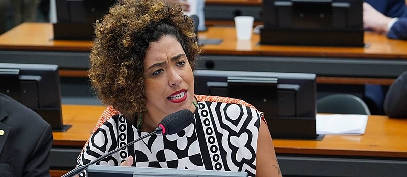 Câmara aprova projeto que revoga Lei de Segurança Nacional e cria nova norma Líder do Psol, Talíria Petrone orientou bancada a votar contra PL por conta de trechos entendidos como risco à liberdade de expressão - Pablo Valadares / Câmara dos Deputados