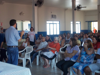 Presidente da Cassems, Ricardo Ayache, durante reuniao no Simted / Foto: Raquel Fernandes
