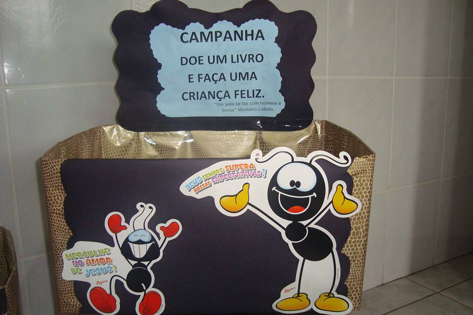 Arrecadação de livros visa incentivar leitura infantojuvenil em Amambai