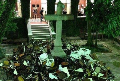 Após escolha de reitor, estudantes e funcionários da PUC-SP entram em greve Estudantes querem que cardeal reveja sua decisão (Foto:Lorraine Baker)