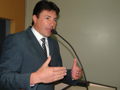 Jaime Bambil quer instalação de Academia na Poliesportiva de Amambai Vereador de Amambai, Jaime Bambil (PT do B)Foto: Moreira Produções