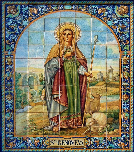 03 de Janeiro - Dia de Santa Genoveva (Virgem Consagrada) Santa Genoveva (Imagem Ilustrativa)