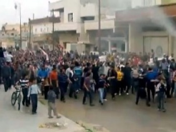 Manifestação na Siria