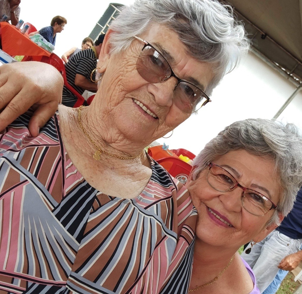 Aniversário da Pedrina Pedrina e sua mãe, Jovita.