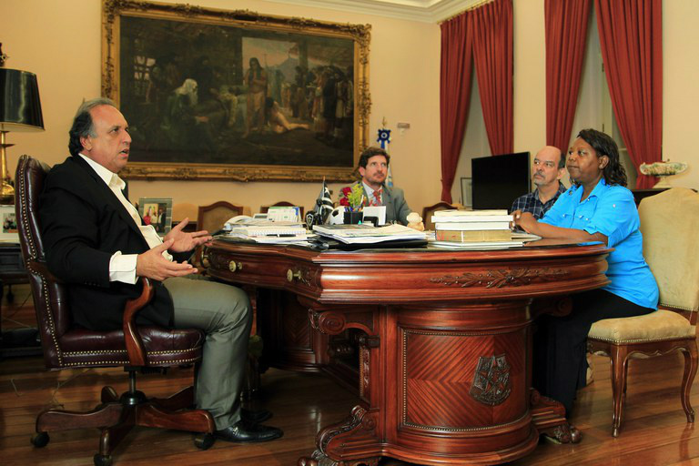 Por suposto mau agouro, Pezão retirou de seu gabinete um quadro em homenagem a Estácio de Sá