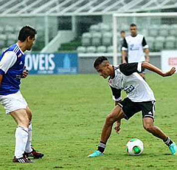 Maurício de Souza/EstadãoNeymar foi um dos astros do jogo beneficente