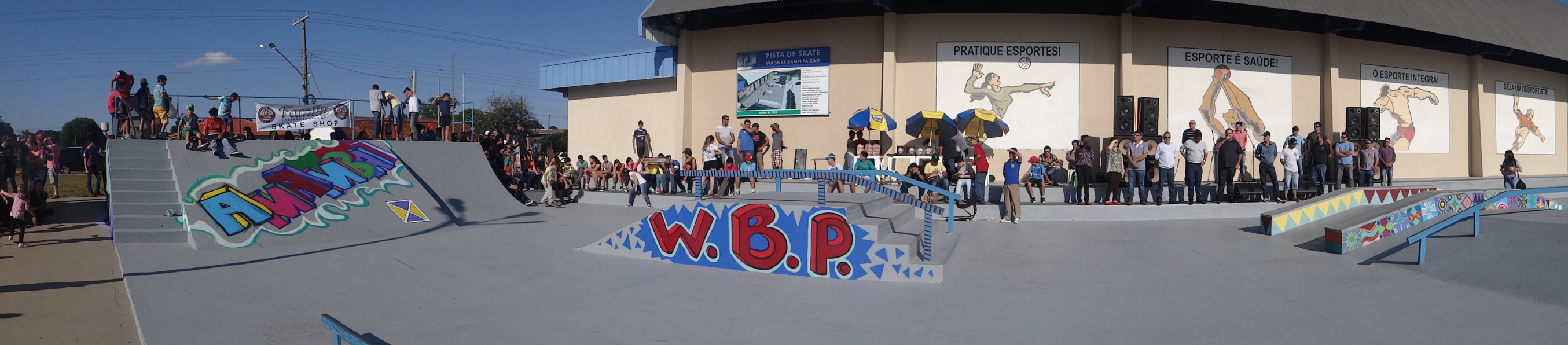Pista de Skate Wagner Bampi Paixão foi inaugurada neste final de semana Pista de Skate Wagner Bampi Paixão foi inaugurada neste final de semana