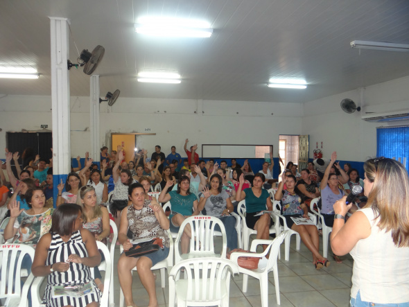 As assembleias aconteceram na manhã desta quarta-feira(11) no Simted de Amambai / Foto: Moreira Produções