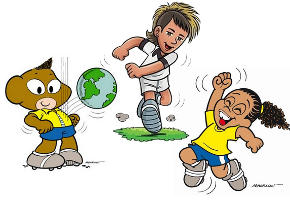 Nos traços de Maurício de Sousa, craques do futebol nacional são eternizados Nos traços de Maurício de Sousa, craques do futebol nacional são eternizados