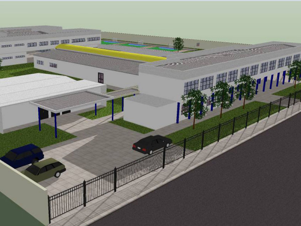 Perspectiva do novo prédio da Escola Estadual Presidente Vargas