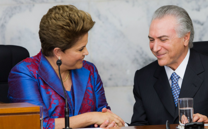 Dilma e Temer se reúnem pela primeira vez no ano no Palácio do Planalto Dilma e Temer se reúnem pela primeira vez no ano no Palácio do Planalto