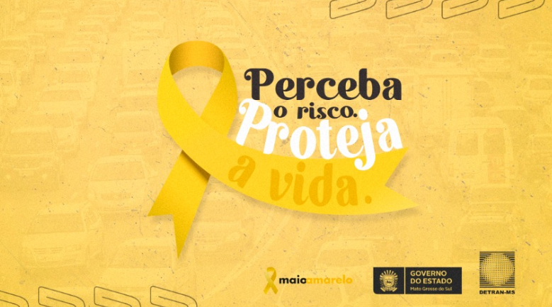 Maio Amarelo 2020 terá formato digital por conta de pandemia Foto: Arquivo Detran/MS