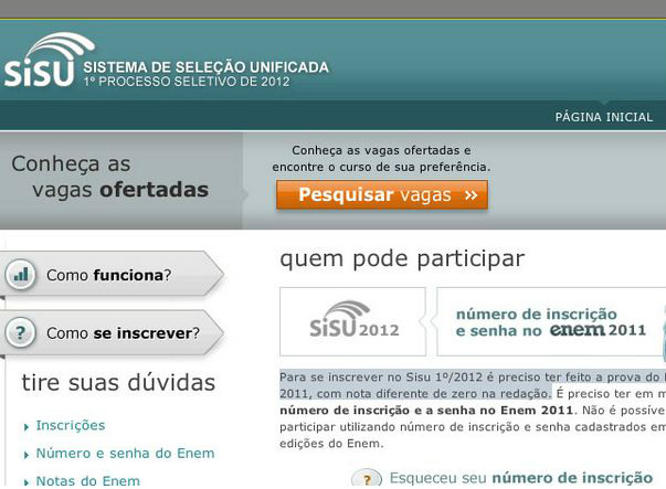 Rio de Janeiro é estado com mais vagas no Sisu; inscrições começam hoje (18)