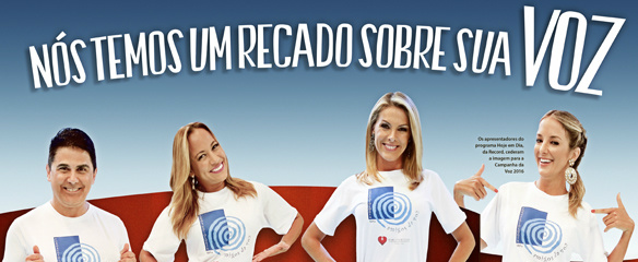 16 de abril - Dia Mundial da Voz 16 de abril - Dia Mundial da Voz