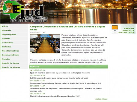 Escola Judicial de Mato Grosso do Sul lança site oficial