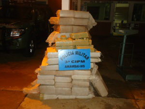 Policiais Militares apreendem 681 kg de maconha na rodovia de Amambai/MS