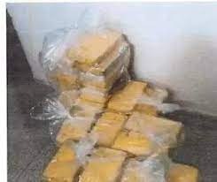 Parte da droga desviada de delegacia em Aquidauana. (Foto: Reprodução de processo)