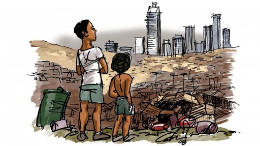 “A crise revela desigualdades que eram invisíveis”. Ilustração: ABET