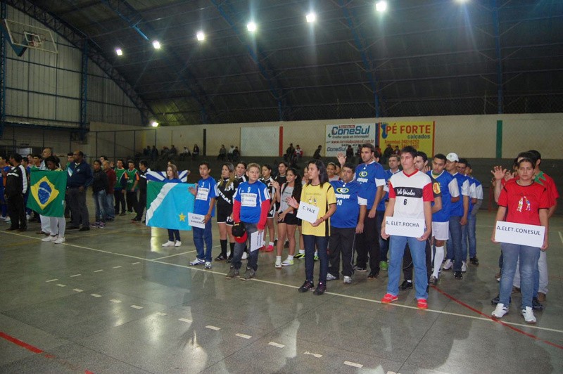 Abertura do campeonato Interfirmas em Amambai