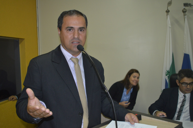 Vereador Geverson quer implantação de retorno na Pedro Manvailer Vereador de Amambai, Geverson Vicentim (PDT)Foto: Moreira Produções