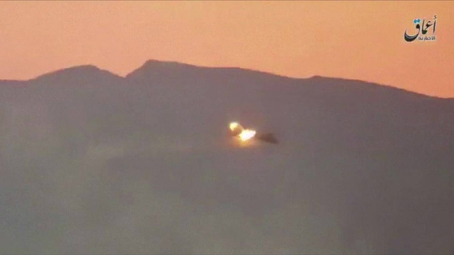 Helicóptero russo é abatido na Síria com cinco pessoas a bordo Divulgação