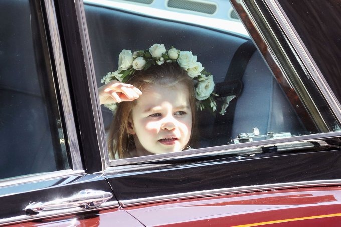 Charlotte e George roubam a cena no casamento de Meghan e Harry (Chris Jackson/Getty Images)