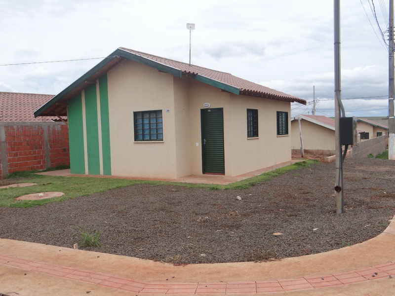 Depois de prontas as casas serão nesse modelo / Foto: Moreira Produções